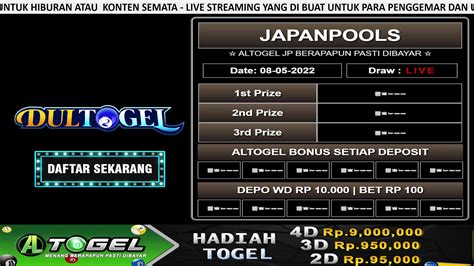 Result Japan Tercepat .